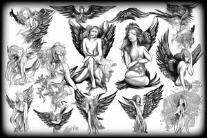 angel tattoo idea