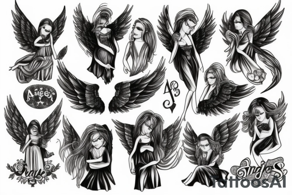 angels tattoo idea
