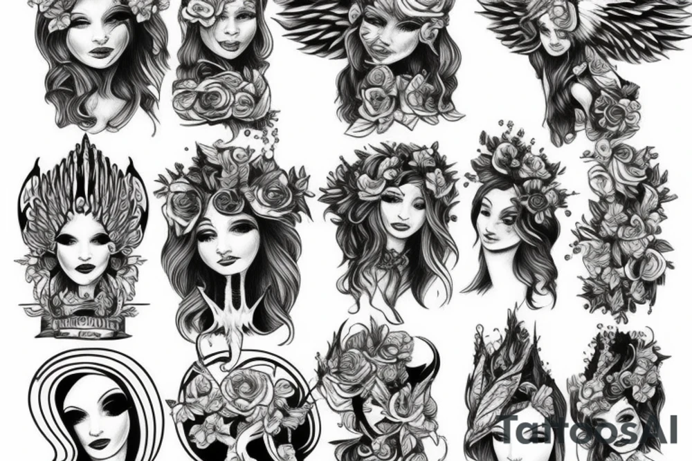 angels tattoo idea