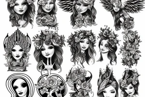 angels tattoo idea