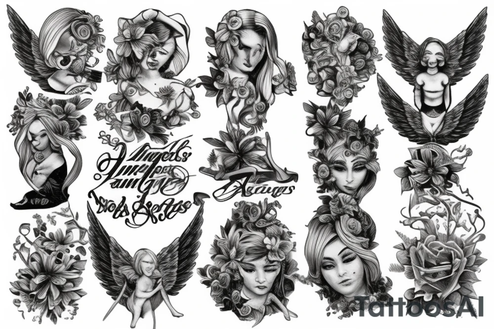angels tattoo idea