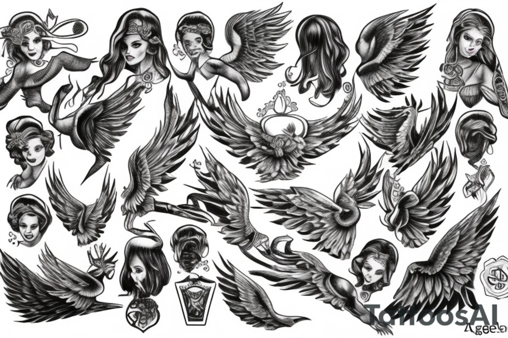 angels tattoo idea