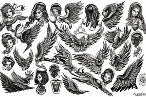 angels tattoo idea