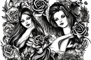 angels tattoo idea