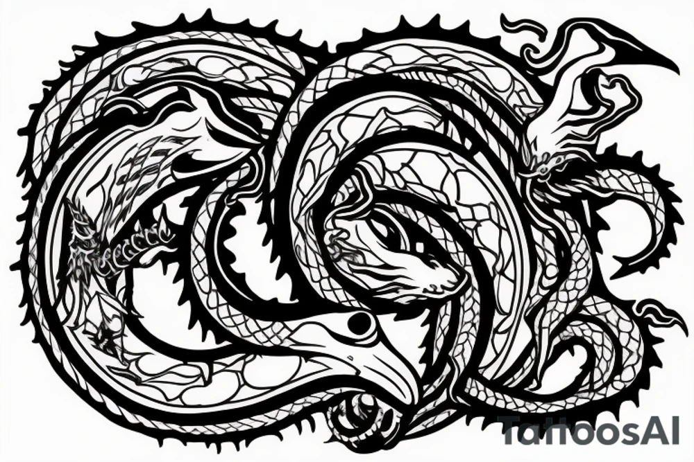 ouroboros tattoo idea