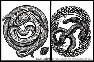 ouroboros tattoo idea