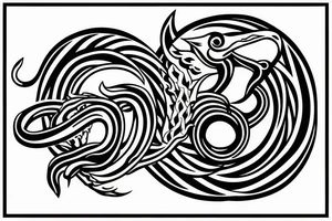 ouroboros tattoo idea