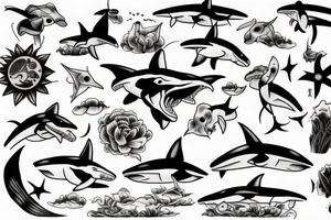 hammerhead shark tattoo idea