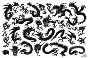 Dragon tattoo idea