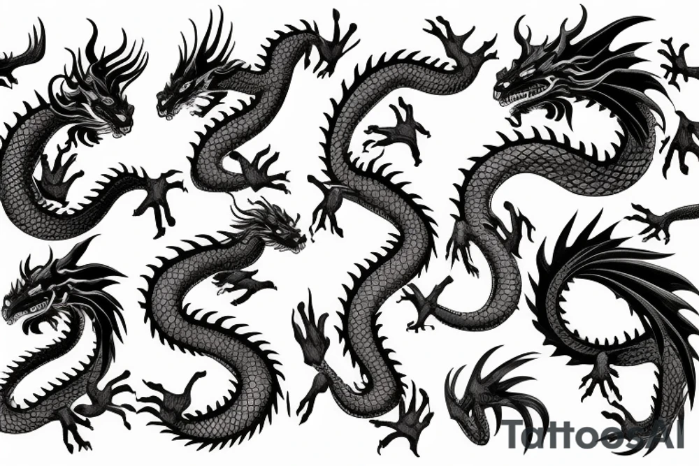 Dragon tattoo idea