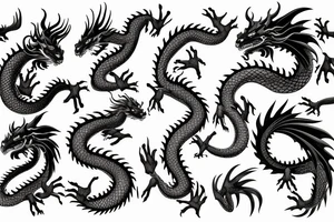 Dragon tattoo idea