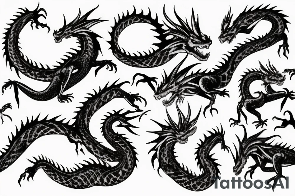 Dragon tattoo idea