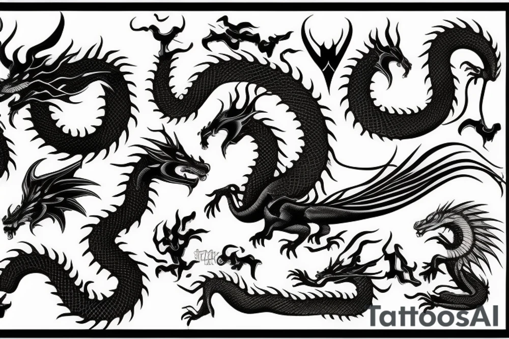 Dragon tattoo idea