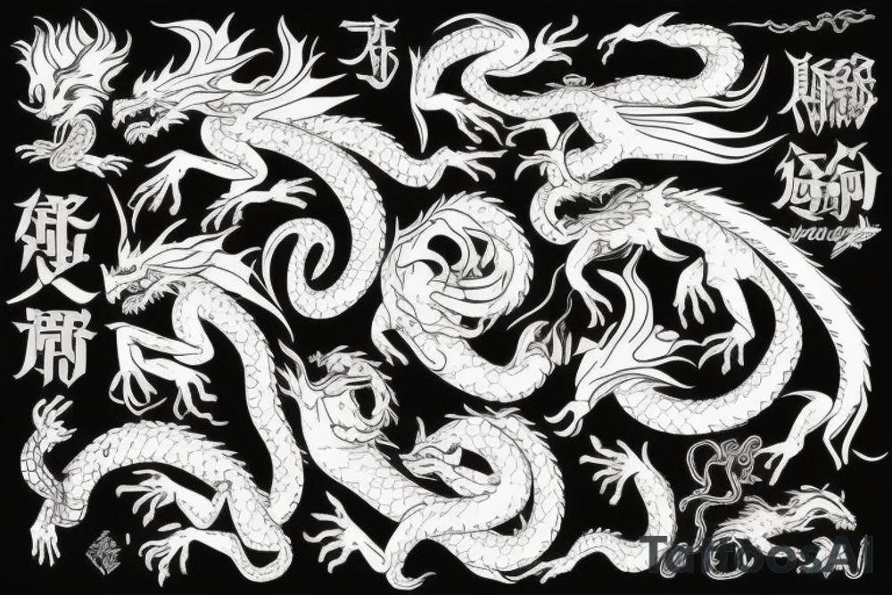 Dragon tattoo idea