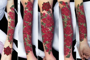 A ruby star tattoo idea