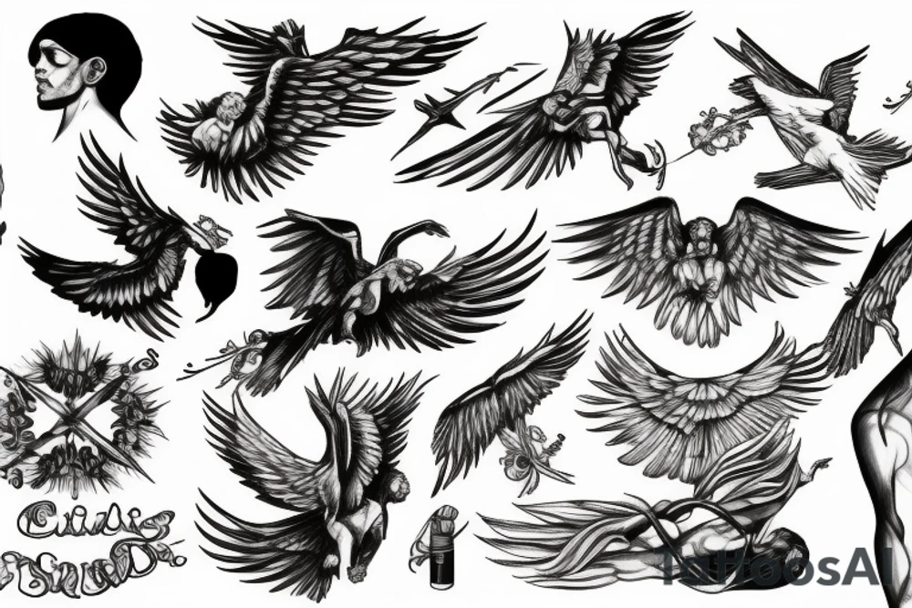 Icarus tattoo idea