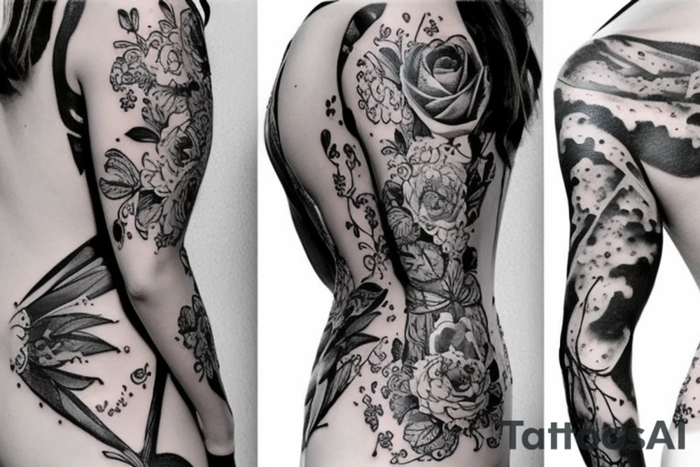легионер с мечом и щитом tattoo idea