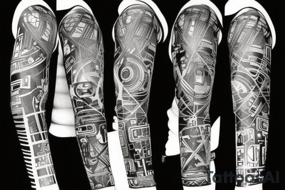 Cyberpunk tattoo idea