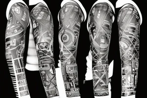 Cyberpunk tattoo idea