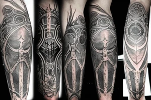 Bloodborne Elden Ring Dark Souls tattoo idea