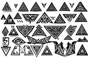 polynesian with triforce tattoo idea