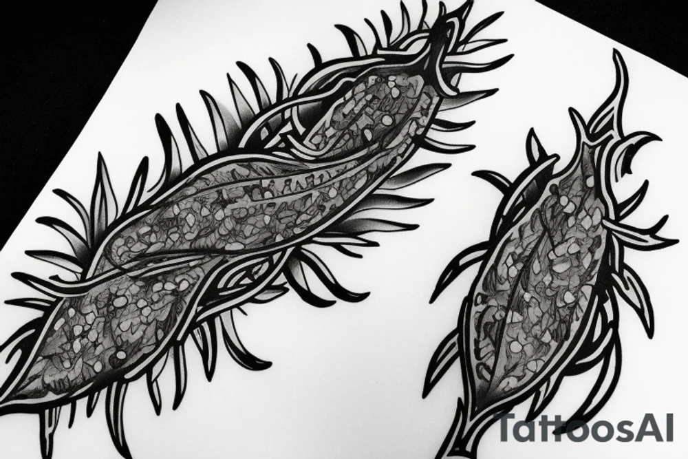 Foliage green chilli tattoo idea