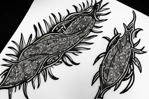 Foliage green chilli tattoo idea
