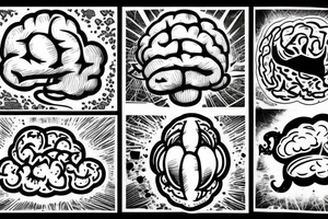 Adhd brain fog tattoo idea