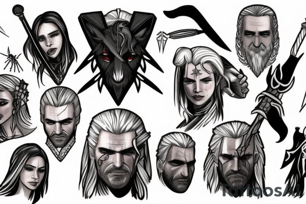 Witcher tattoo idea