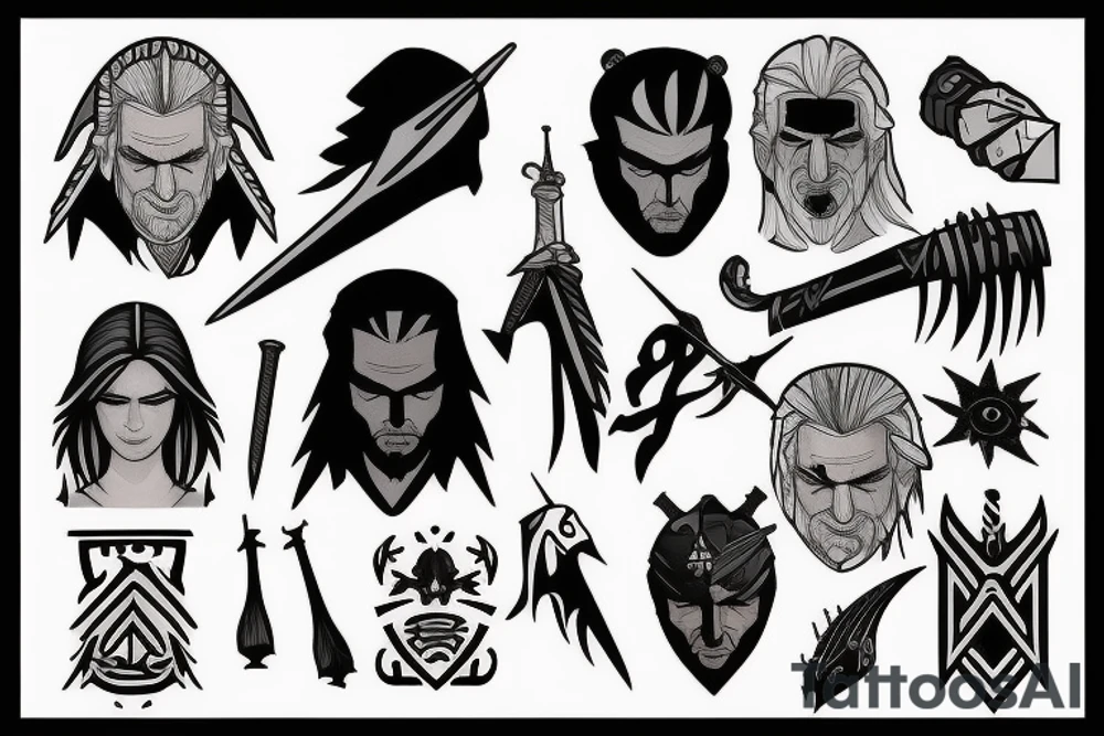 Witcher tattoo idea