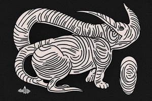 Dune themed muad’dib desert kangaroo mouse tattoo idea