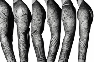 Nordic sleeve tattoo idea