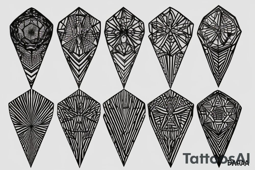 northern star , minimalist tattoo idea