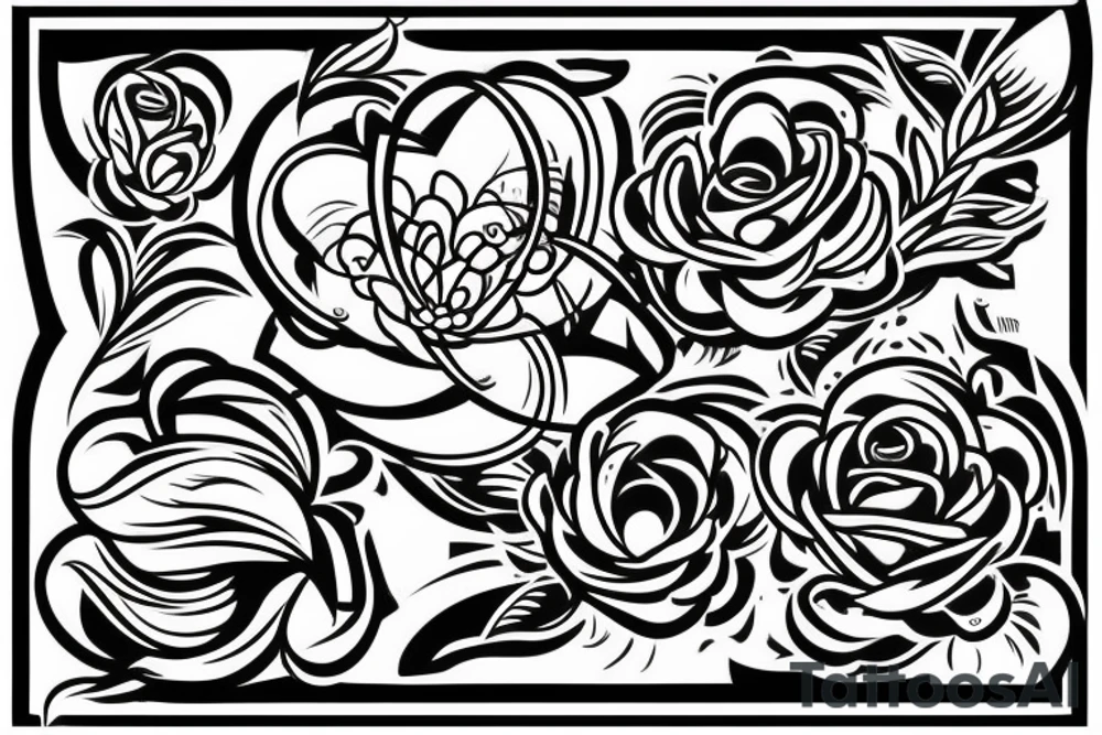 Flower coming out of a ship tattoo idea