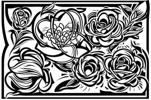 Flower coming out of a ship tattoo idea