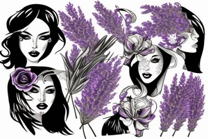 Lavender tattoo idea