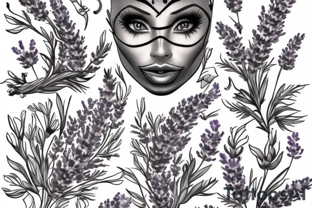 Lavender tattoo idea