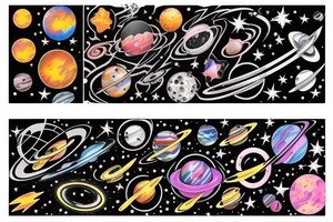 Space black hole blackhole stars interstellar planets detailed colorful tattoo idea
