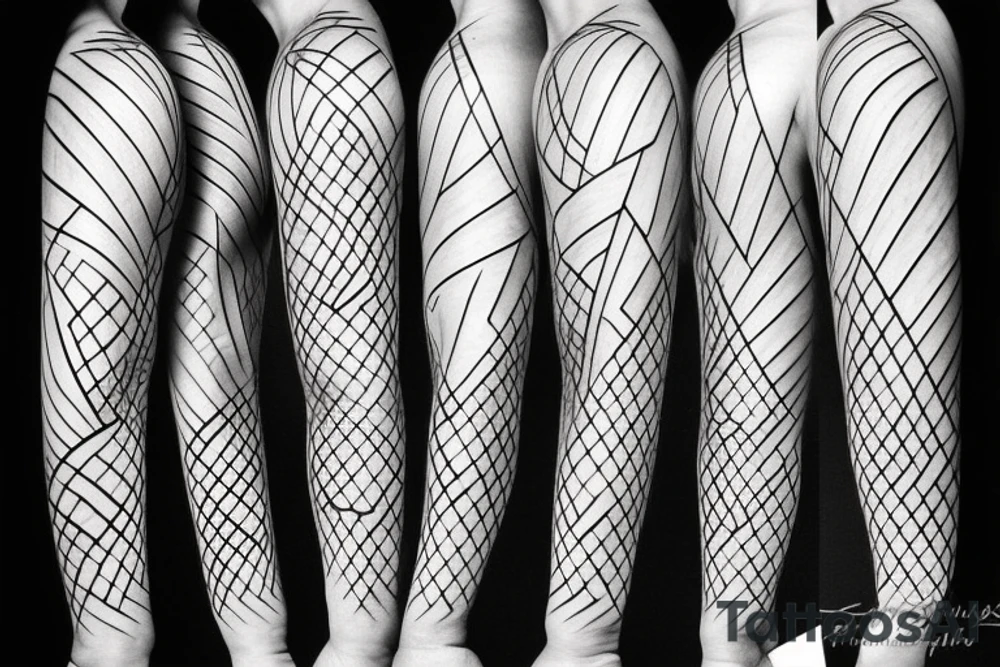 Squares and lines, space, future tattoo idea