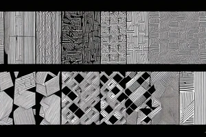 Squares and lines, space, future tattoo idea