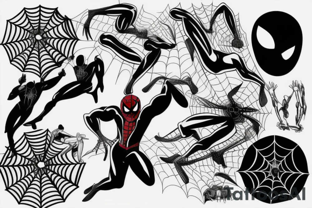 Spiderman tattoo idea