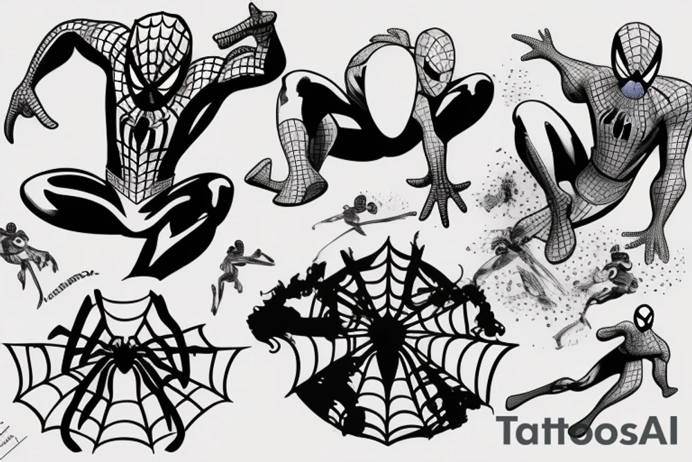 Spiderman tattoo idea