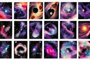 space blackhole colorful galaxy nebula blast black_hole tattoo idea