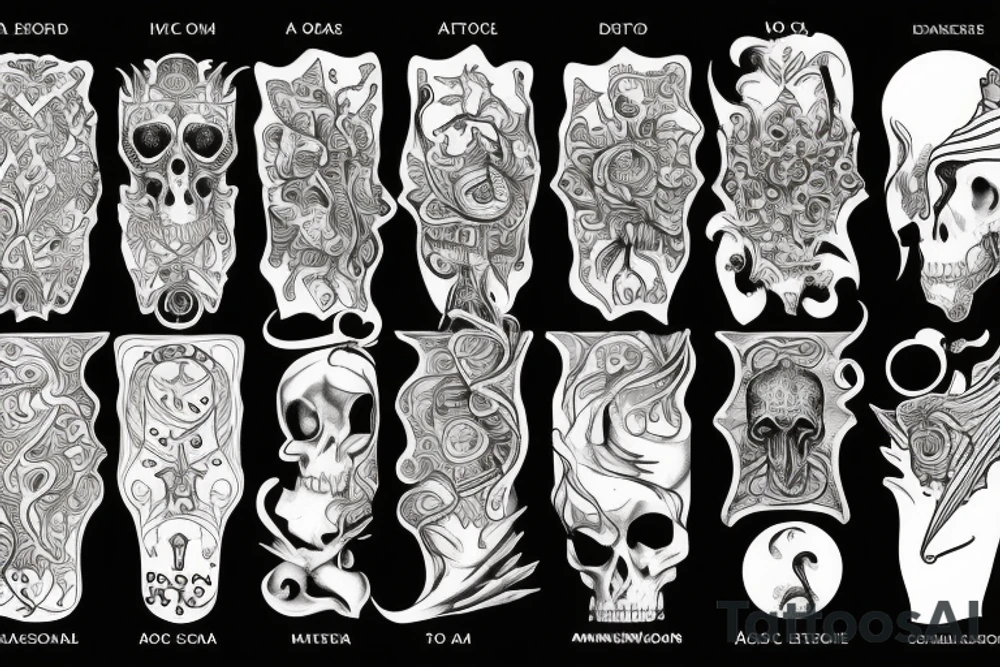 As above, so below tattoo idea