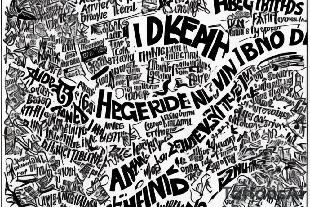 I suffer from ADHD and it’s something that has had a huge influence on the directions my life has taken. From career choice to friends and sadly alcoholism and addiction. It has its perks too like extreme intelligence as I have an IQ of 164. The themes I want are one in a billion so unique but also very lonely. tattoo idea