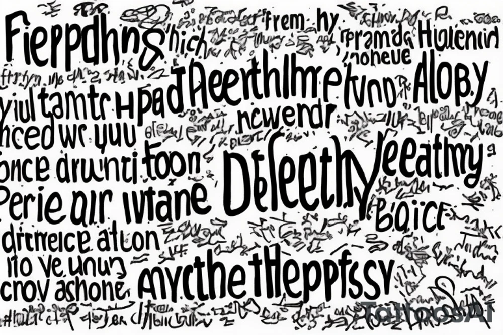 I suffer from ADHD and it’s something that has had a huge influence on the directions my life has taken. From career choice to friends and sadly alcoholism and addiction. It has its perks too like extreme intelligence as I have an IQ of 164. The themes I want are one in a billion so unique but also very lonely. tattoo idea