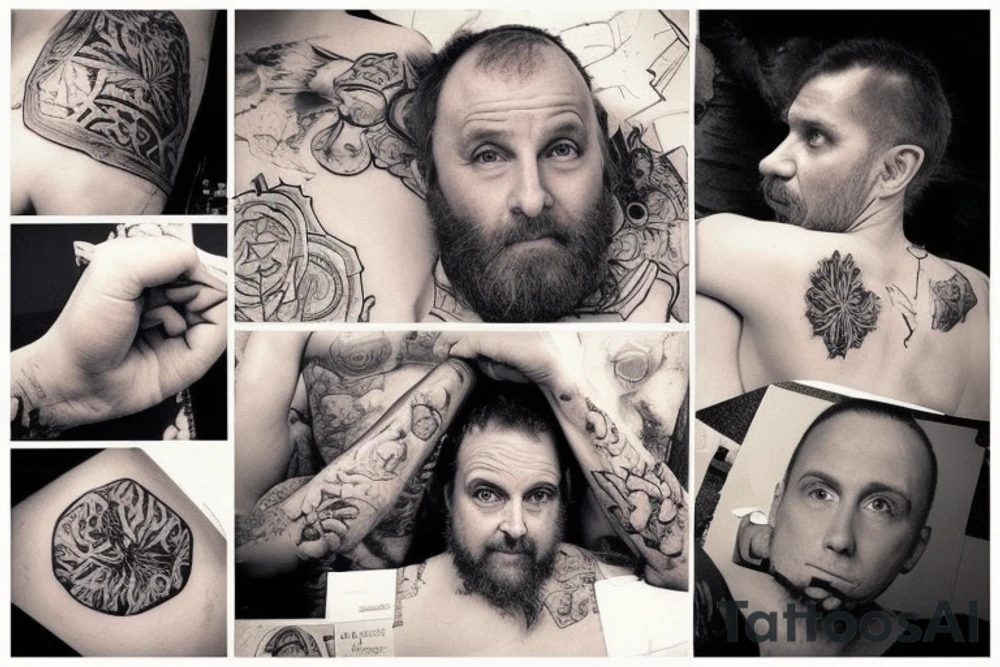 I suffer from ADHD and it’s something that has had a huge influence on the directions my life has taken. From career choice to friends and sadly alcoholism and addiction. It has its perks too like extreme intelligence as I have an IQ of 164. The themes I want are one in a billion so unique but also very lonely. tattoo idea