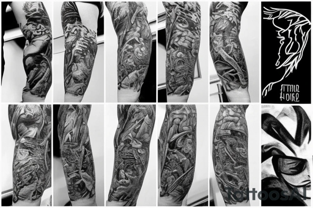 I suffer from ADHD and it’s something that has had a huge influence on the directions my life has taken. From career choice to friends and sadly alcoholism and addiction. It has its perks too like extreme intelligence as I have an IQ of 164. The themes I want are one in a billion so unique but also very lonely. tattoo idea