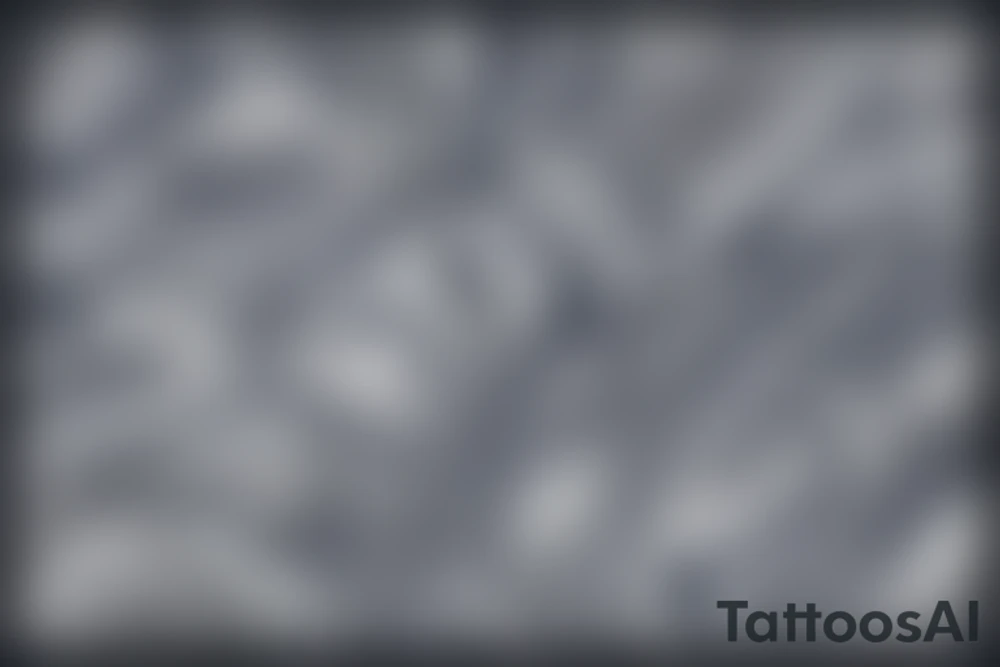 A few bigger Dark blue and black abstract lines criss crossing and swirling around tattoo idea