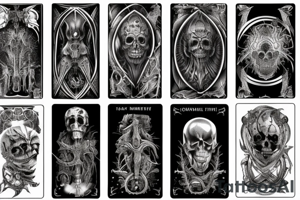 death tarot card tattoo idea